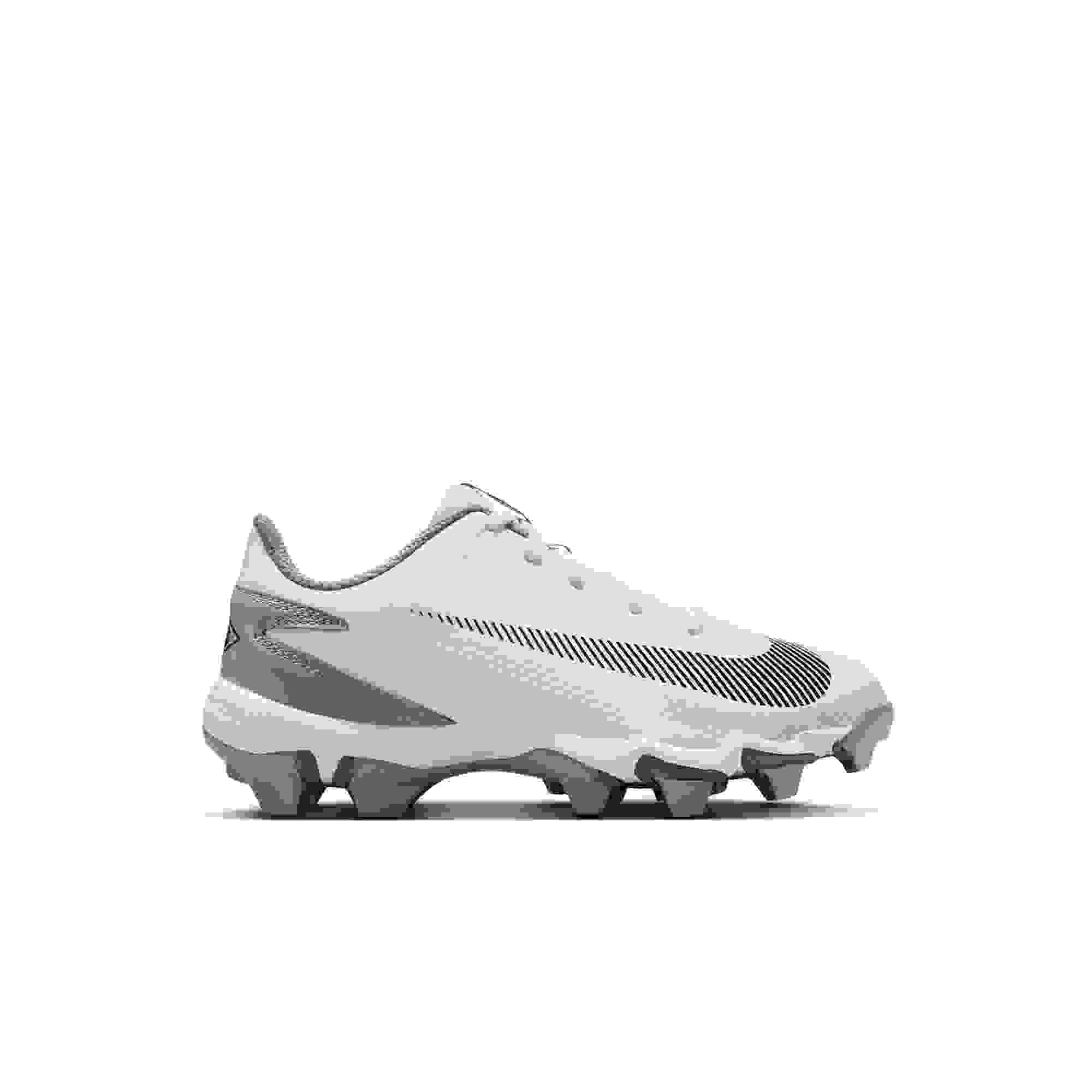 Nike Diamond Clutch Preschool Boys' "White/Black/Wolf Grey/Smoke Grey" Baseball Cleat